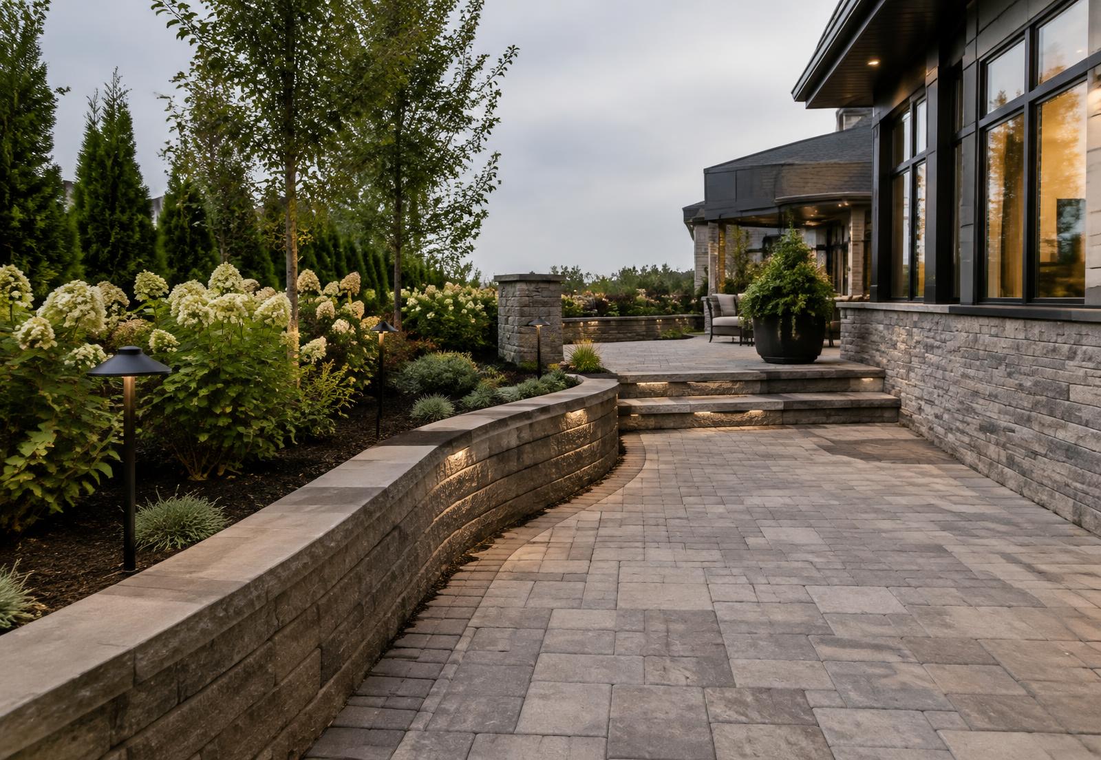 Premium hardscaping